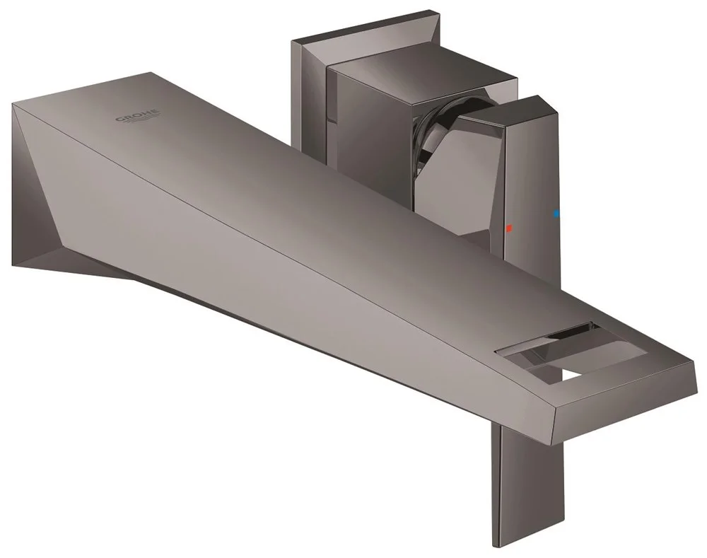 Смеситель для раковины GROHE Allure Brilliant, настенный монтаж, верхняя монтажная часть, темный гра 19783A00 Смеситель для раковины GROHE Allure Brilliant, настенный монтаж, верхняя монтажная часть, темный гра 19783A00