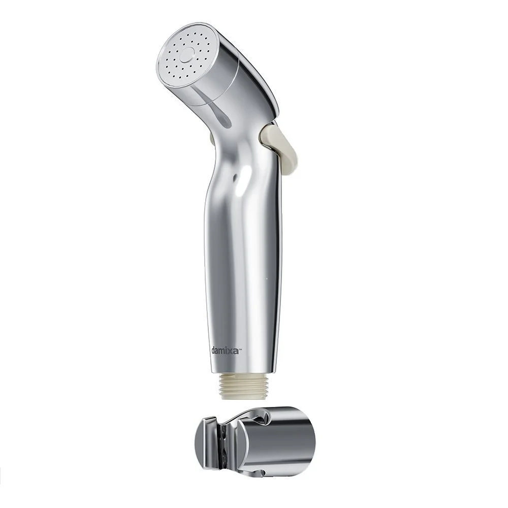 Гигиеническая лейка Damixa Shower program 760550100 с держателем, хром Гигиеническая лейка Damixa Shower program 760550100 с держателем, хром