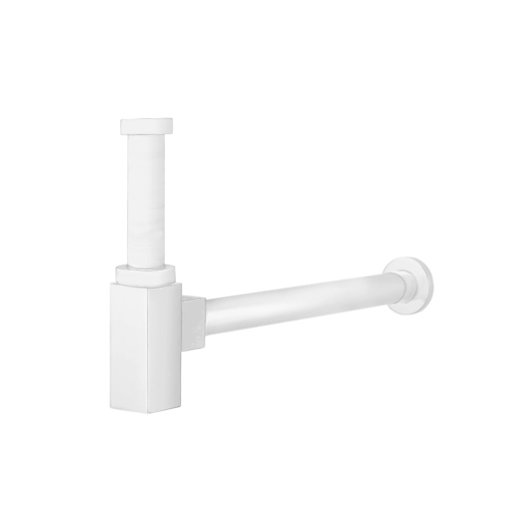 Сифон для раковины CEZARES CZR-B-SMQ-BIO квадратный, белый матовый Сифон для раковины CEZARES CZR-B-SMQ-BIO квадратный, белый матовый