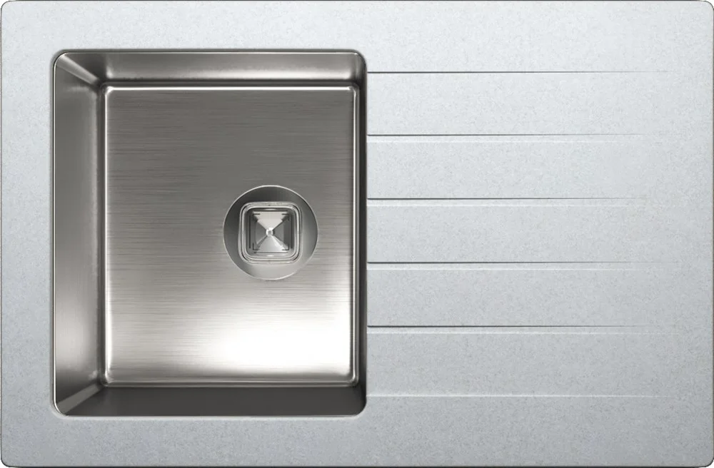 Кухонная мойка TOLERO Twist TTS-760 (№001 (Сер. мет)) 474179 Кухонная мойка TOLERO Twist TTS-760 (№001 (Сер. мет)) 474179