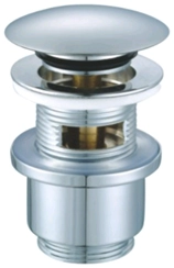 Донный клапан CEZARES CZR-SAT5-01 с системой клик-клак с переливом, хром Донный клапан CEZARES CZR-SAT5-01 с системой клик-клак с переливом, хром