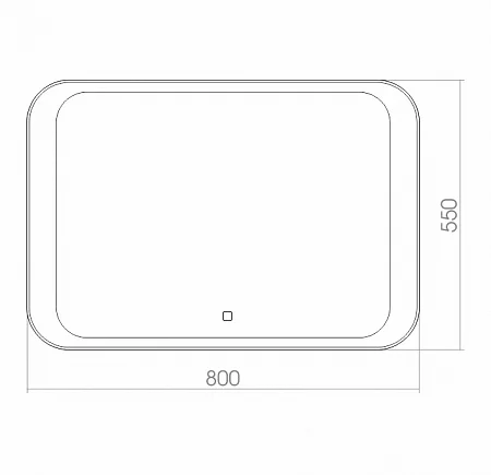 Зеркало SILVER MIRRORS 800x550 сенсорный выключатель Индиго (ФР-00001410) Зеркало SILVER MIRRORS 800x550 сенсорный выключатель Индиго (ФР-00001410)