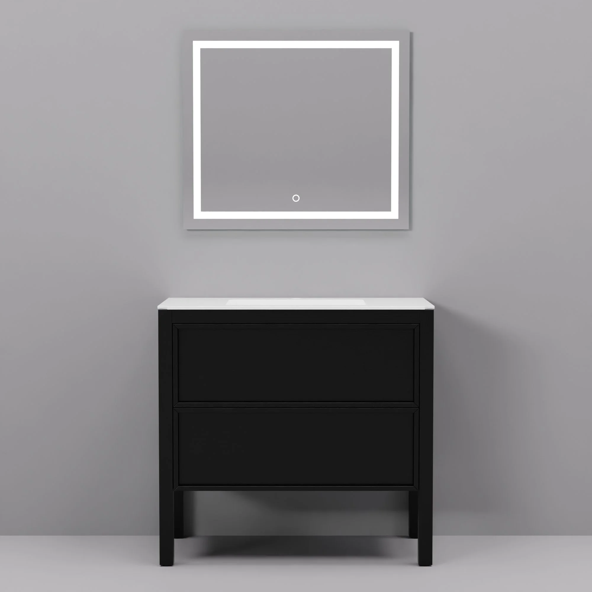 Комплект мебели ArtDecco Elisa 90 AES09F78S2M0 черный дуб Комплект мебели ArtDecco Elisa 90 AES09F78S2M0 черный дуб