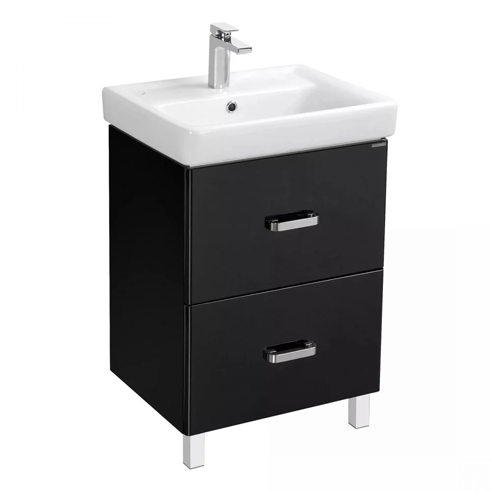 Тумба с раковиной Aquaton Америна 60 Н (черный) 1A1692K1AM950 Тумба с раковиной Aquaton Америна 60 Н (черный) 1A1692K1AM950