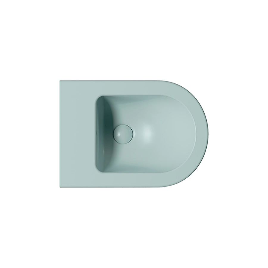 Биде подвесное GSI PURA голубой матовый (8864115) Биде подвесное GSI PURA голубой матовый (8864115)