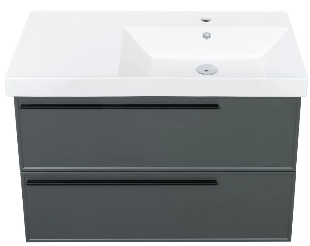 Тумба под раковину La Fenice Elba Grigio TWIN 90 FNC-01-ELB-G-90-2 серая Тумба под раковину La Fenice Elba Grigio TWIN 90 FNC-01-ELB-G-90-2 серая