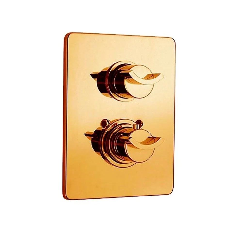 Смеситель для душа Paini Morgana 73OP690TH встраиваемый с термостатом, золото PVD Смеситель для душа Paini Morgana 73OP690TH встраиваемый с термостатом, золото PVD