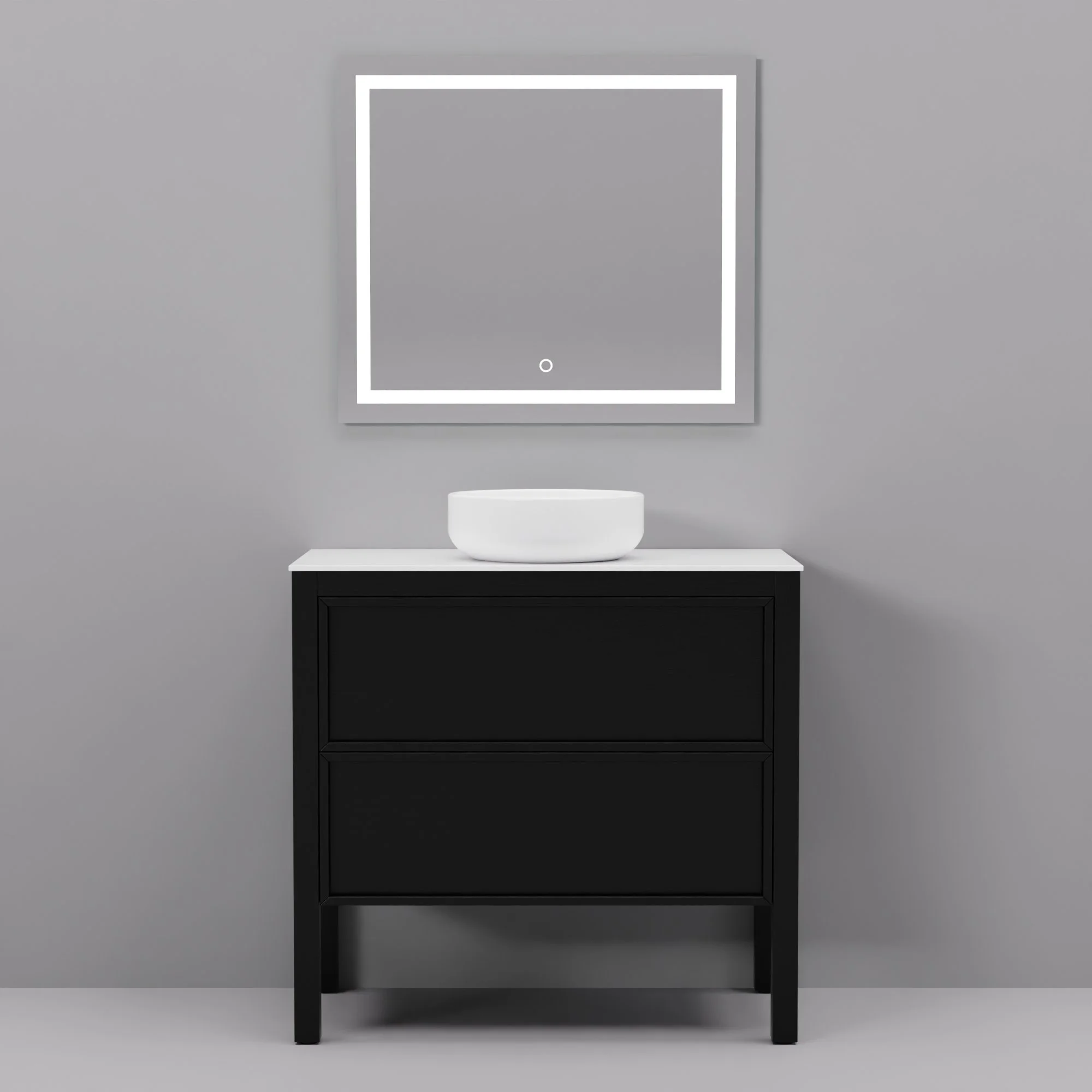 Комплект мебели ArtDecco Elisa 90 AES09F78S3M0 черный дуб Комплект мебели ArtDecco Elisa 90 AES09F78S3M0 черный дуб