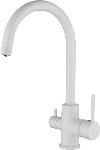 Смеситель для кухни Kaiser 26744-4 под фильтр, белый Смеситель для кухни Kaiser 26744-4 под фильтр, белый