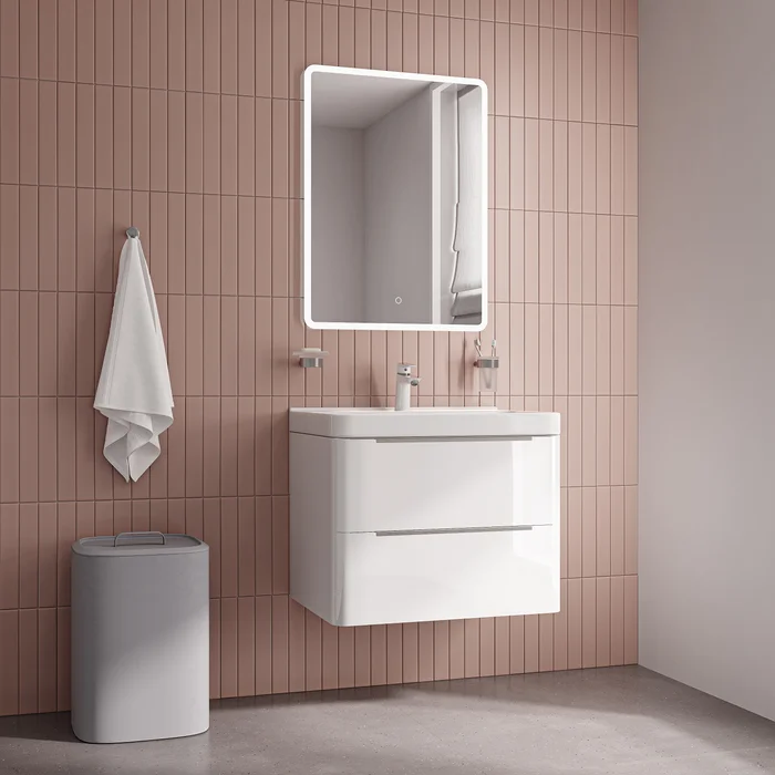 Тумба с раковиной IDDIS Cloud X (CLX70W0i95K) подвесная, 70 см, белый — Изображение 2