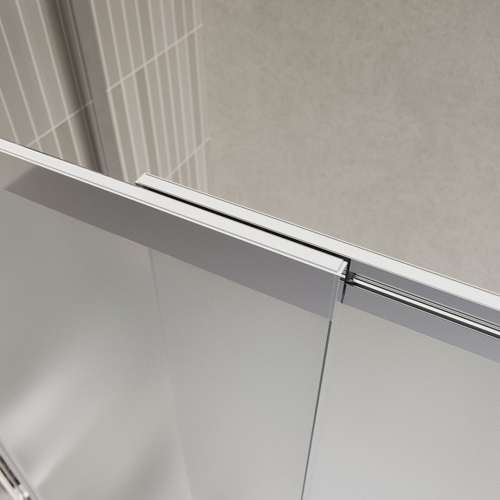 Детальная картинка товара «шторка на ванну belbagno luce-vf-11-90/145-p-cr»
