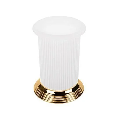 Стакан Colombo Hermitage B3341.HPS-VAN настольный, PVD золото/матовое стекло Стакан Colombo Hermitage B3341.HPS-VAN настольный, PVD золото/матовое стекло