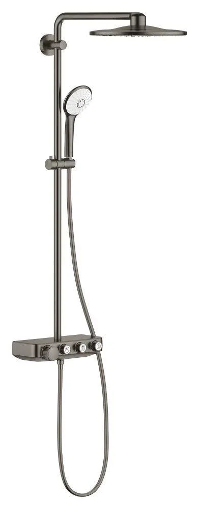 Душевая система GROHE Euphoria SmartControl System 310 Duo темный графит матовый (26507AL0) Душевая система GROHE Euphoria SmartControl System 310 Duo темный графит матовый (26507AL0)