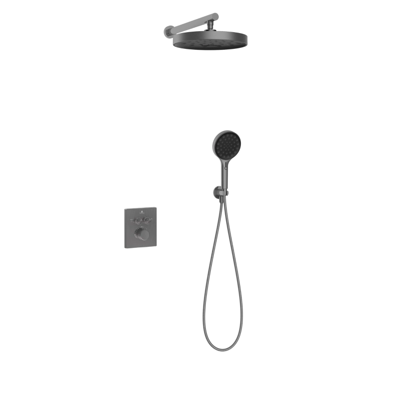 Душевая система Vincea Inspire VSFW-3I21MT2GM встраиваемый, термостат, вороненая сталь Душевая система Vincea Inspire VSFW-3I21MT2GM встраиваемый, термостат, вороненая сталь