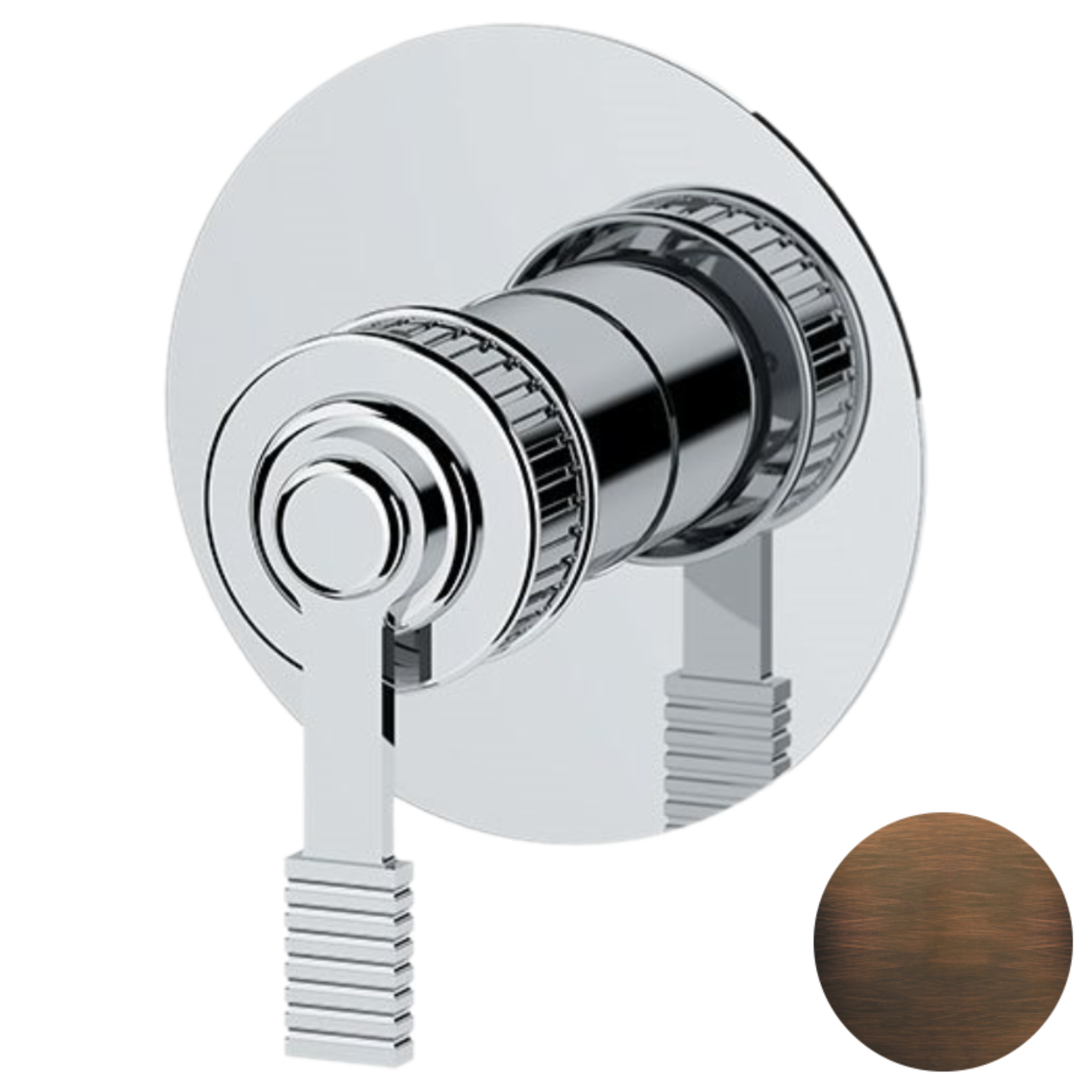 Смеситель для душа Remer Atelier AL30LBR, бронза масляная Смеситель для душа Remer Atelier AL30LBR, бронза масляная