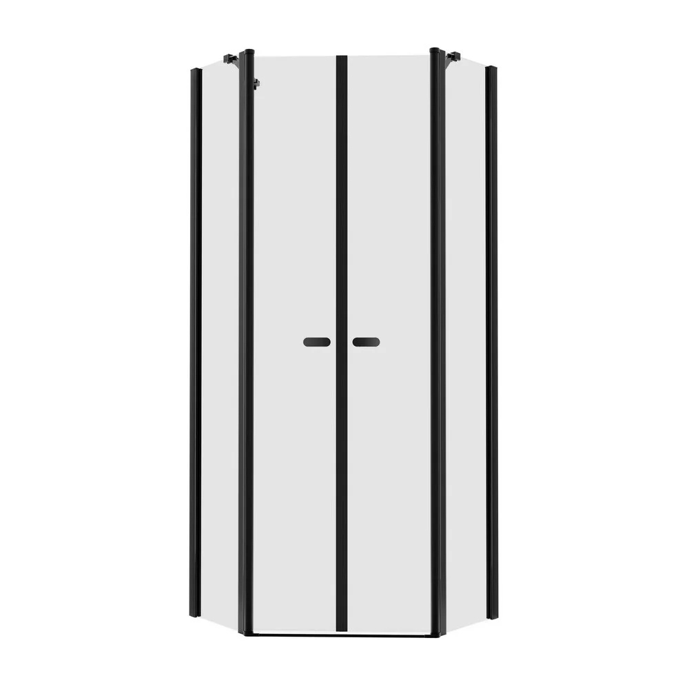 Душевой уголок NEW TRENDY NEW SOLEO BLACK 80x80x195 K-0616 (черный) Душевой уголок NEW TRENDY NEW SOLEO BLACK 80x80x195 K-0616 (черный)