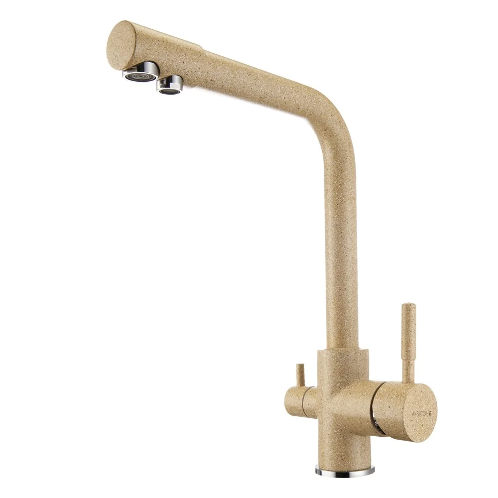 Смеситель для кухни Aquaton Руан песочный 1AX004FCXX220 Смеситель для кухни Aquaton Руан песочный 1AX004FCXX220