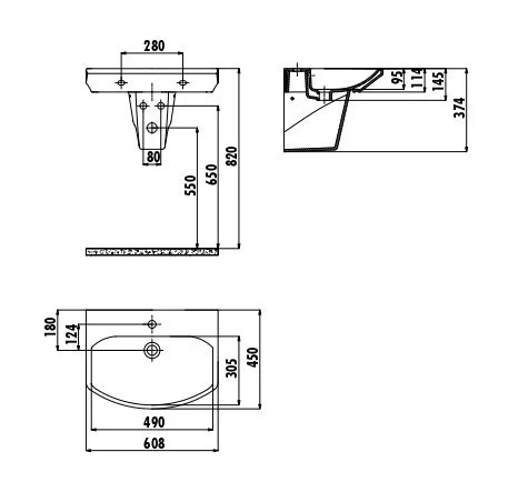Полупьедестал Creavit Sorti SR260-00CB00E-0000 Полупьедестал Creavit Sorti SR260-00CB00E-0000