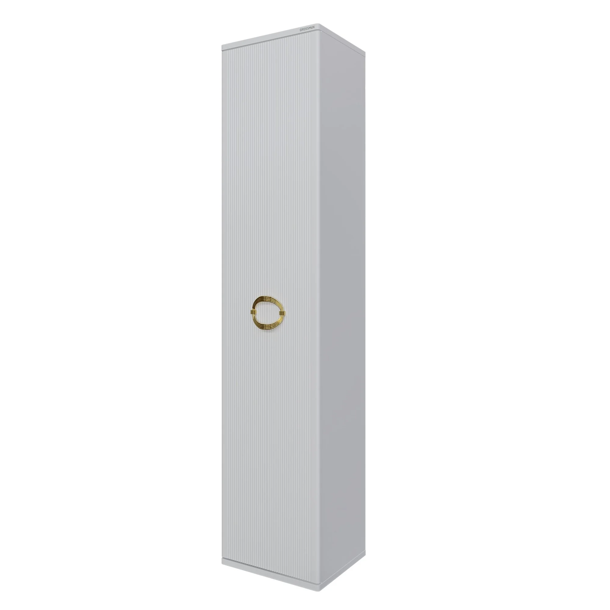 Шкаф-пенал GROSSMAN АТРИО-35 см универсальный, белый глянец 303509 Шкаф-пенал GROSSMAN АТРИО-35 см универсальный, белый глянец 303509