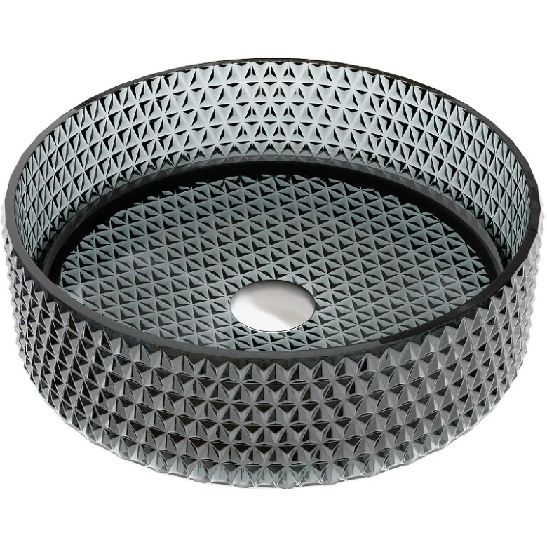 Раковина Ceramica Nova CRISTAL CN6060 черный накладная Раковина Ceramica Nova CRISTAL CN6060 черный накладная