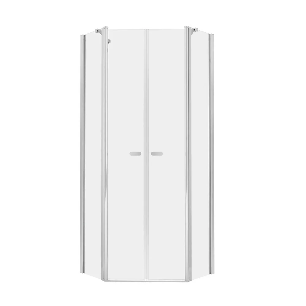 Душевой уголок NEW TRENDY NEW SOLEO 80x80x195 K-0609 (хром) Душевой уголок NEW TRENDY NEW SOLEO 80x80x195 K-0609 (хром)