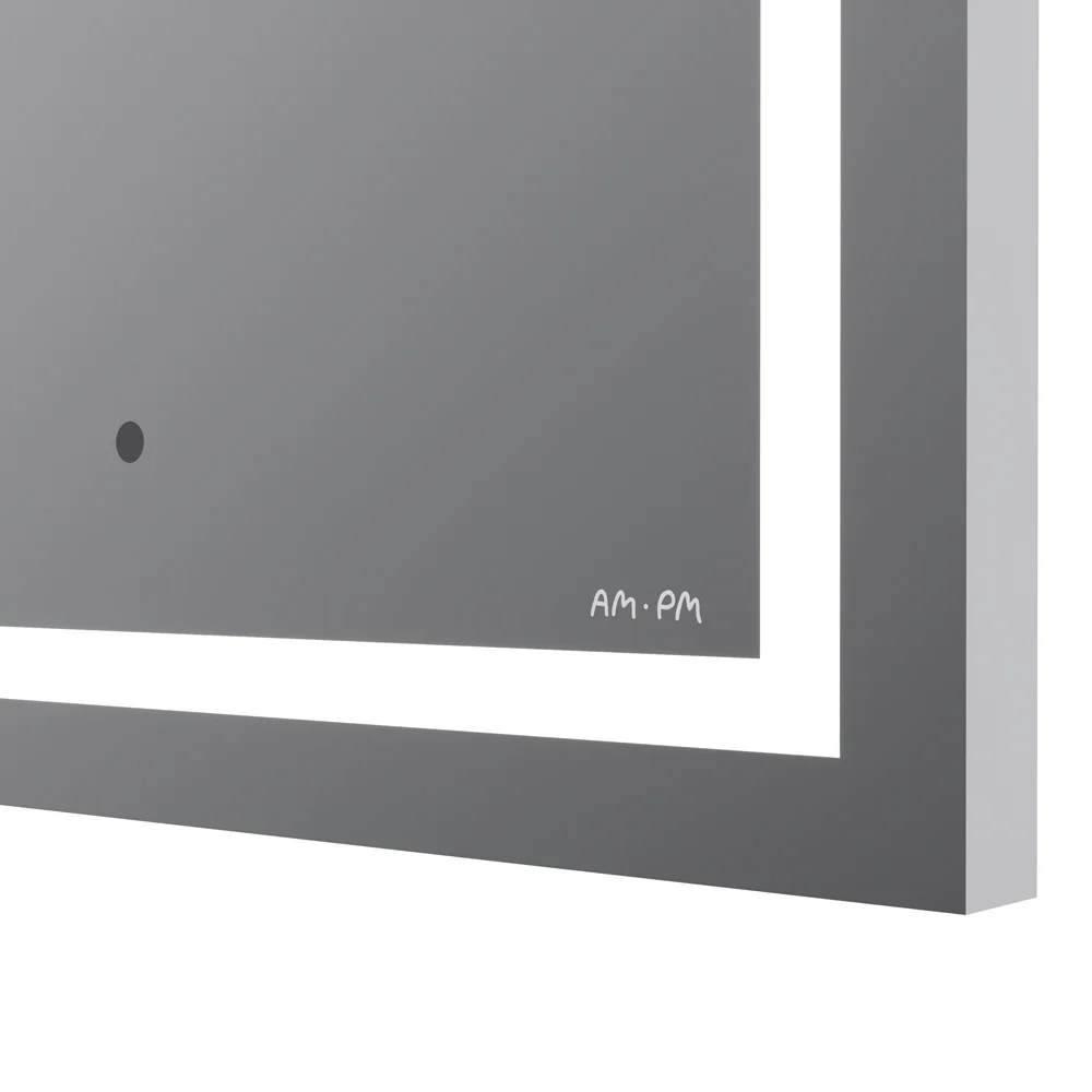 Зеркало AM.PM Gem M91AMOX0501WG настенное с контурной LED-подсветкой, 50 см — Изображение 7