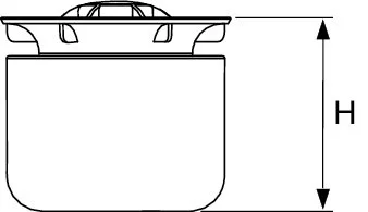 Стакан гидрозатвора с мембраной TECEdrainpoint S для трапа DN 50, низкого 3695002 Стакан гидрозатвора с мембраной TECEdrainpoint S для трапа DN 50, низкого 3695002