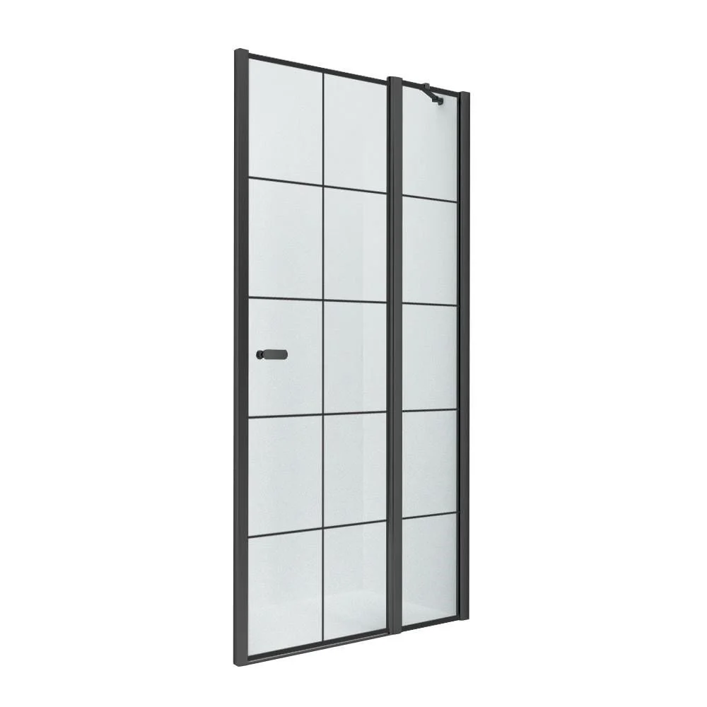 Душевая дверь NEW TRENDY NEW SOLEO BLACK одинарные 90x195 D-0293A (черный) Душевая дверь NEW TRENDY NEW SOLEO BLACK одинарные 90x195 D-0293A (черный)