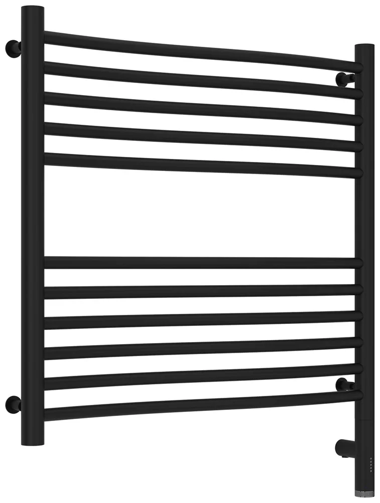 Полотенцесушитель электрический Сунержа Флюид 3.0 600х600 МЭМ правый 31-5821-6060 Матовый черный