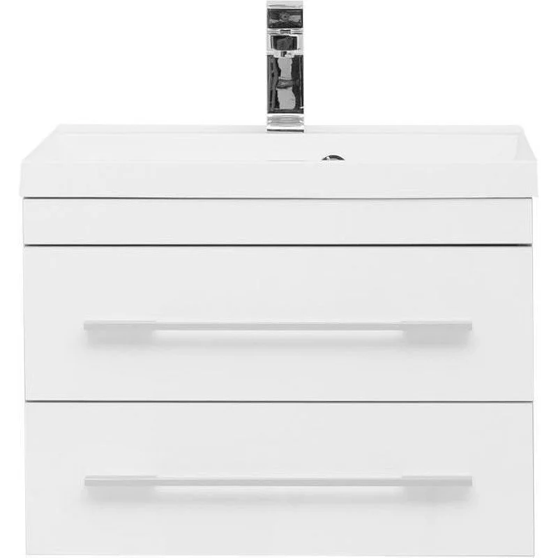 Тумба с раковиной Aquanet Верон 58 белый (подвесная 2 ящика) 00287669 Тумба с раковиной Aquanet Верон 58 белый (подвесная 2 ящика) 00287669