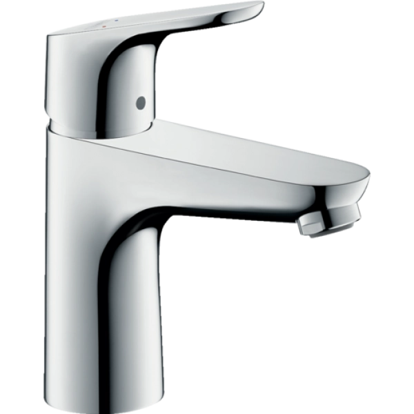 Смеситель для раковины Hansgrohe 100, LowFlow, со сливным гарнитуром 31603000, хром Смеситель для раковины Hansgrohe 100, LowFlow, со сливным гарнитуром 31603000, хром