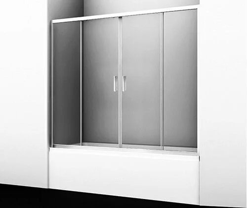 Шторка на ванну WasserKRAFT Lippe 45S02-170 хром Шторка на ванну WasserKRAFT Lippe 45S02-170 хром