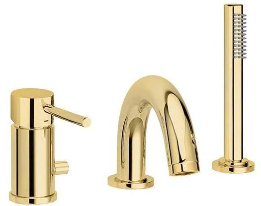 Смеситель для ванны Paffoni Light LIG047HG медовое золото Смеситель для ванны Paffoni Light LIG047HG медовое золото