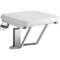 Сиденье для душа Nofer 15066.S, хром матовый Сиденье для душа Nofer 15066.S, хром матовый