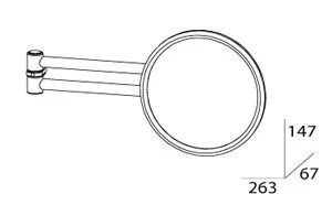 Зеркало косметическое FBS Universal UNI 032 Зеркало косметическое FBS Universal UNI 032