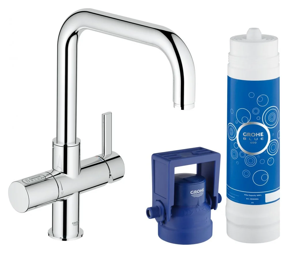 Смеситель для кухни Grohe Blue Pure с функцией фильтрации, хром (31299001) Смеситель для кухни Grohe Blue Pure с функцией фильтрации, хром (31299001)