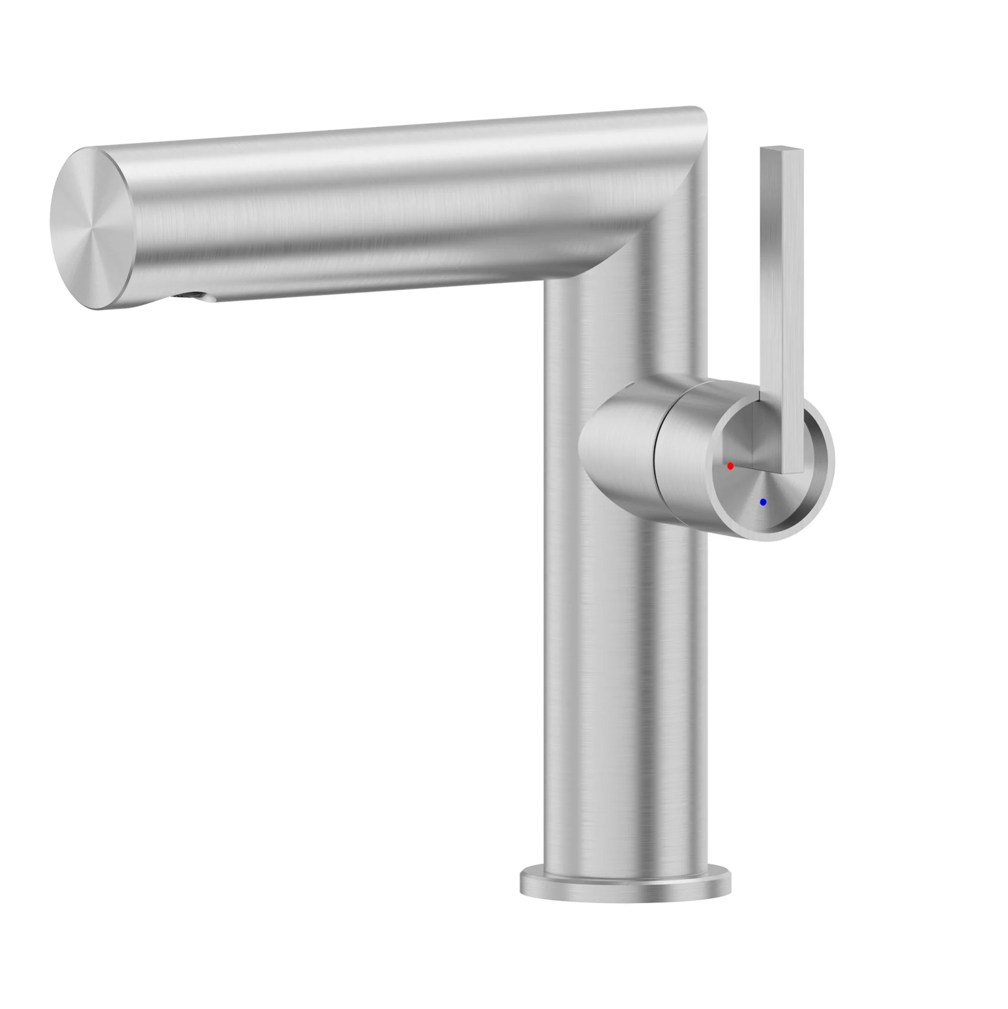 Смеситель для раковины ABBER Perfekte 316 AF8A10BST сталь брашированная Смеситель для раковины ABBER Perfekte 316 AF8A10BST сталь брашированная