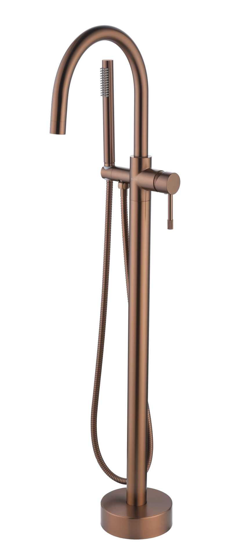 Смеситель для ванны Boheme Uno 469-BRB напольный WHITE Brushed Bronze Смеситель для ванны Boheme Uno 469-BRB напольный WHITE Brushed Bronze