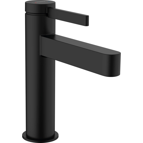 Смеситель для раковины Hansgrohe Finoris 76020670, однорычажный, матовый черный Смеситель для раковины Hansgrohe Finoris 76020670, однорычажный, матовый черный