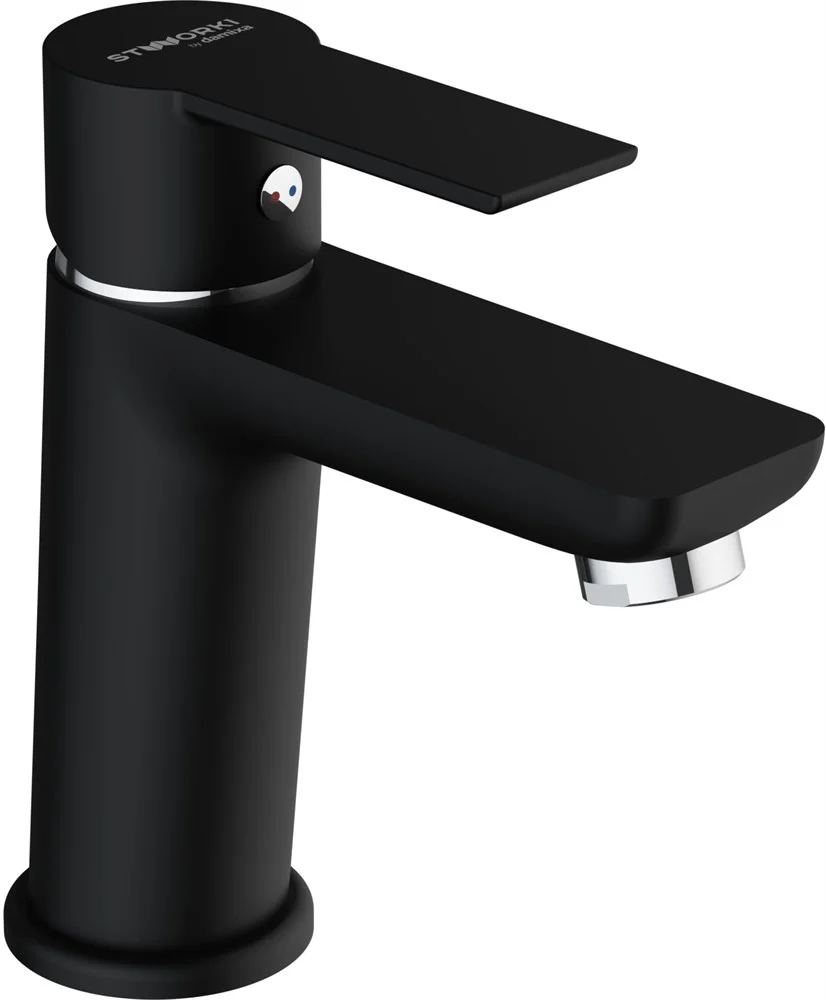 Смеситель для раковины STWORKI Хельсинки by Damixa Хельсинки HFHS02130 черный 427467 Смеситель для раковины STWORKI Хельсинки by Damixa Хельсинки HFHS02130 черный 427467