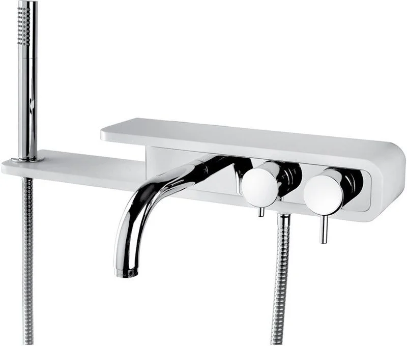 Смеситель для ванны Paini Pad PDCR100BO с душевым гарнитуром Смеситель для ванны Paini Pad PDCR100BO с душевым гарнитуром