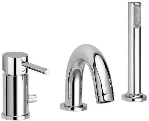 Смеситель на борт ванны Paffoni Light LIG047CR Смеситель на борт ванны Paffoni Light LIG047CR