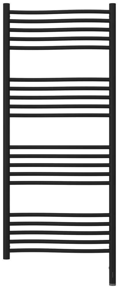 Полотенцесушитель электрический Сунержа Флюид 3.0 1200х500 МЭМ правый 31-5821-1250 Матовый черный Полотенцесушитель электрический Сунержа Флюид 3.0 1200х500 МЭМ правый 31-5821-1250 Матовый черный