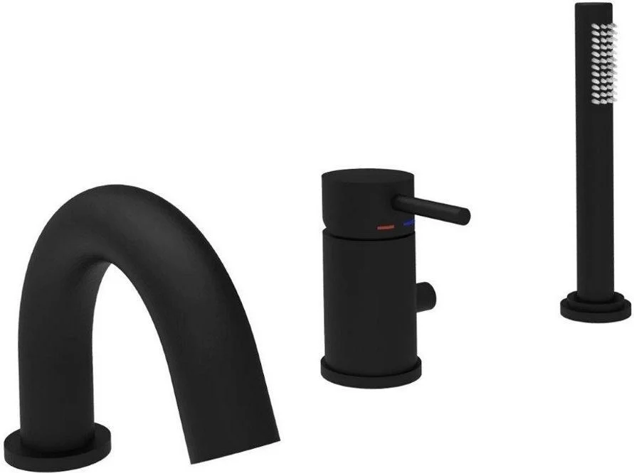 Смеситель на борт ванны Paffoni Light LIG047NO Смеситель на борт ванны Paffoni Light LIG047NO