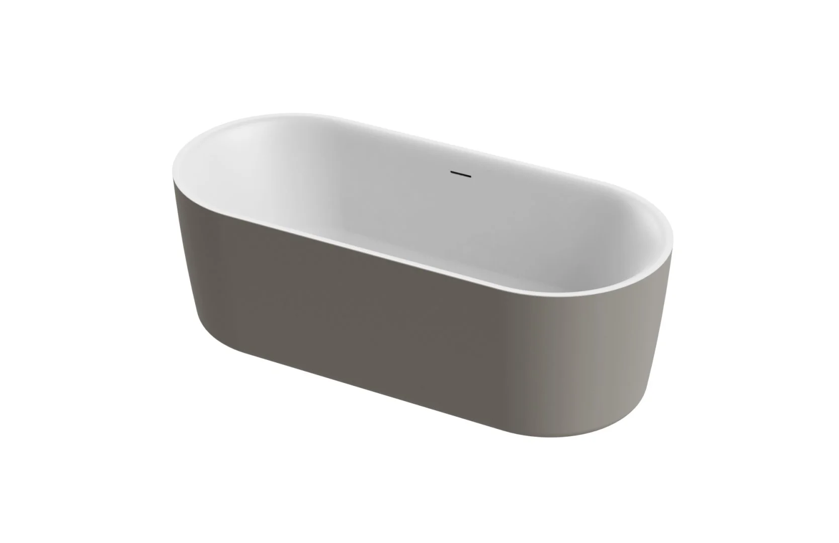 Ванна отдельностоящая CEZARES METAURO-INT-Central-180-80-60-G-W-MATT 1800x800 серый матовый Ванна отдельностоящая CEZARES METAURO-INT-Central-180-80-60-G-W-MATT 1800x800 серый матовый