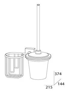 Ершик для унитаза FBS Esperado ESP 058 Ершик для унитаза FBS Esperado ESP 058
