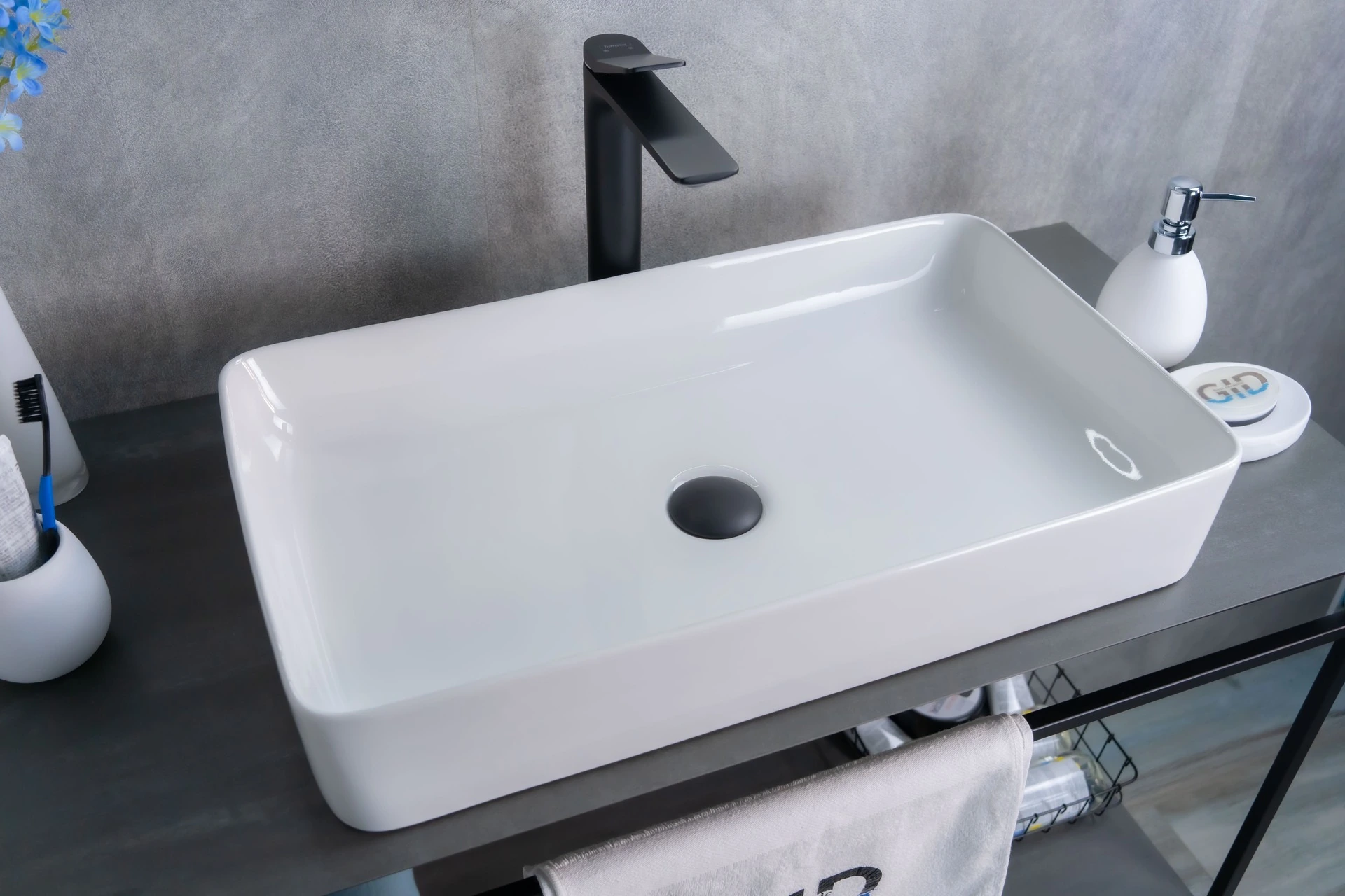 Раковина Gid N9396 51140 накладная белая 60x34x11 Раковина Gid N9396 51140 накладная белая 60x34x11