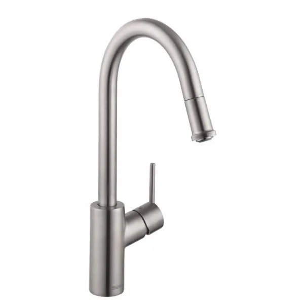 Смеситель для кухни Hansgrohe 260, с вытяжным изливом, 1jet, sBox 73864800, под сталь Смеситель для кухни Hansgrohe 260, с вытяжным изливом, 1jet, sBox 73864800, под сталь