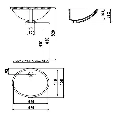 Раковина Creavit TP205-00CB00E-0000 52 см Раковина Creavit TP205-00CB00E-0000 52 см