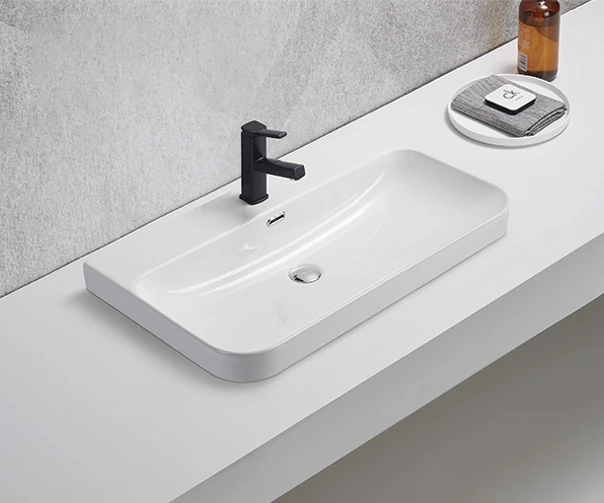 Раковина Gid 9580s 71169 встраиваемая сверху белая 81x46.5x16.5 Раковина Gid 9580s 71169 встраиваемая сверху белая 81x46.5x16.5